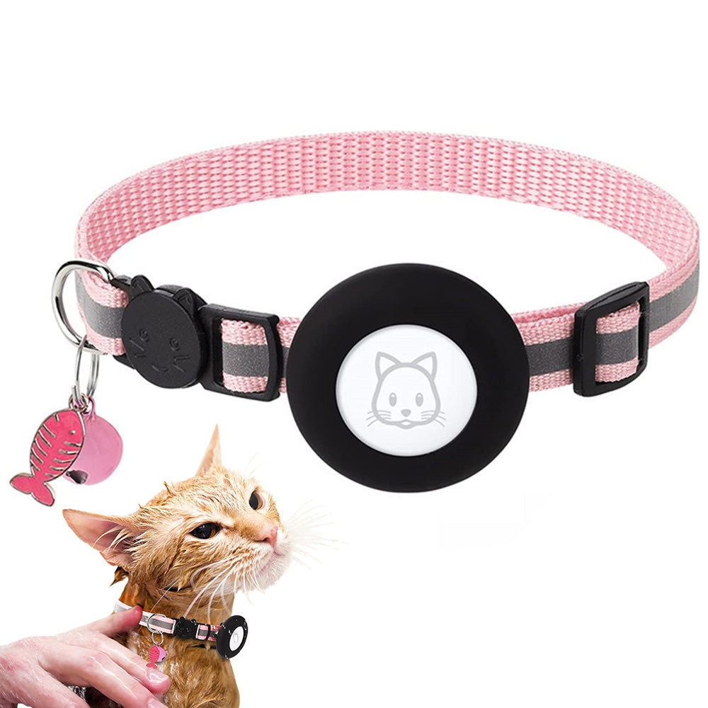 Adjustable Cat Collar Compatible with Apple Airtag