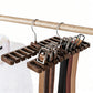 2Pcs Belt and Tie Hanger for Closet Organizer with 20 Hooks