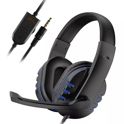 Gaming Headset Headphone with Microphone Volume Wired for PS4 PS5 XBOX ONE