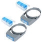 2Pcs Head Wearing Magnifying Glass Optical Head Band with 4 Lens Eye Loupe