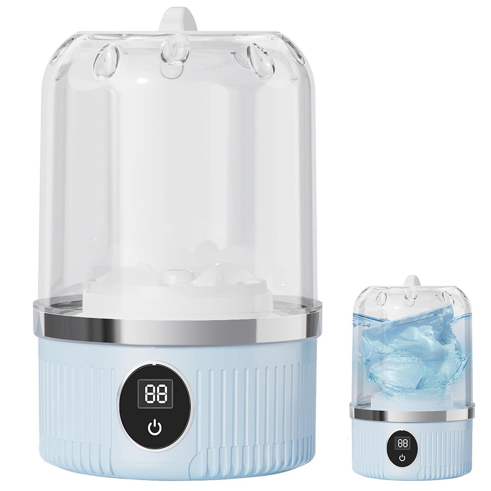 Portable Rechargeable Mini Washing Machine Small Clothes Washer for Travel Use