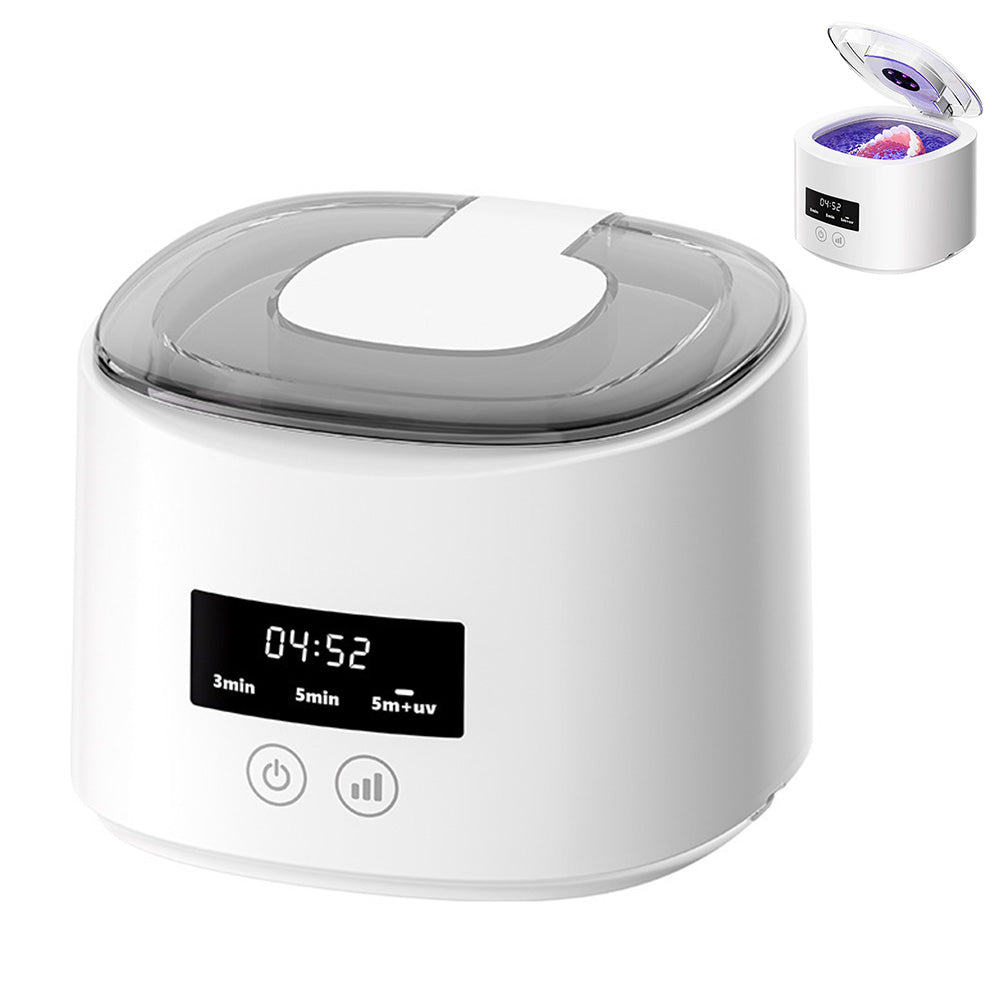 Ultrasonic Retainer Cleaner Machine Cleaning Pod for Mouth Guards and Jewelry