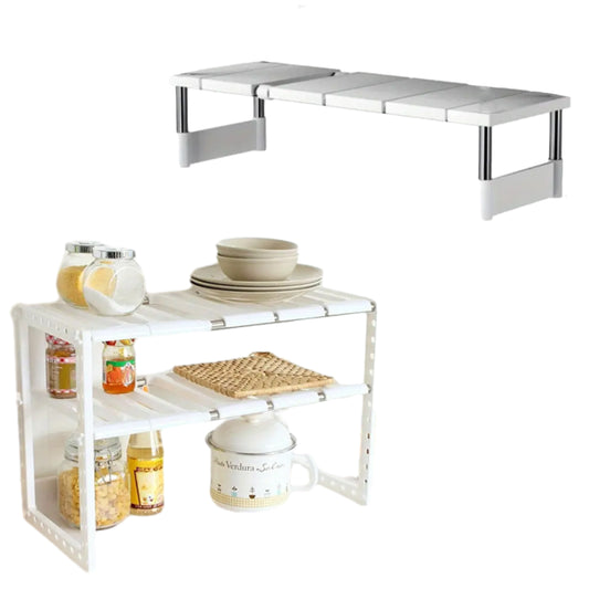 Detachable and Adjustable Under Sink Organizer-Single Tire