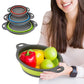 3 Piece Foldable Colander Set for Kitchen Use