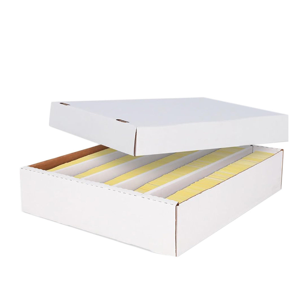 Extra Large Card Storage Box for Over 4000 Cards with Lid Compartments