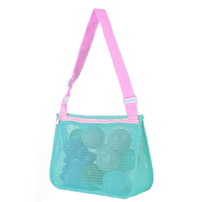 Beach Toy Seashell Mesh Collecting Bag