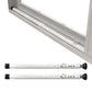2X Adjustable Sliding Window Door Security Bar for Home Apartment Hotel