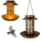 Solar Bird Feeder Outdoors Hanging Wild Bird Feeder for Garden