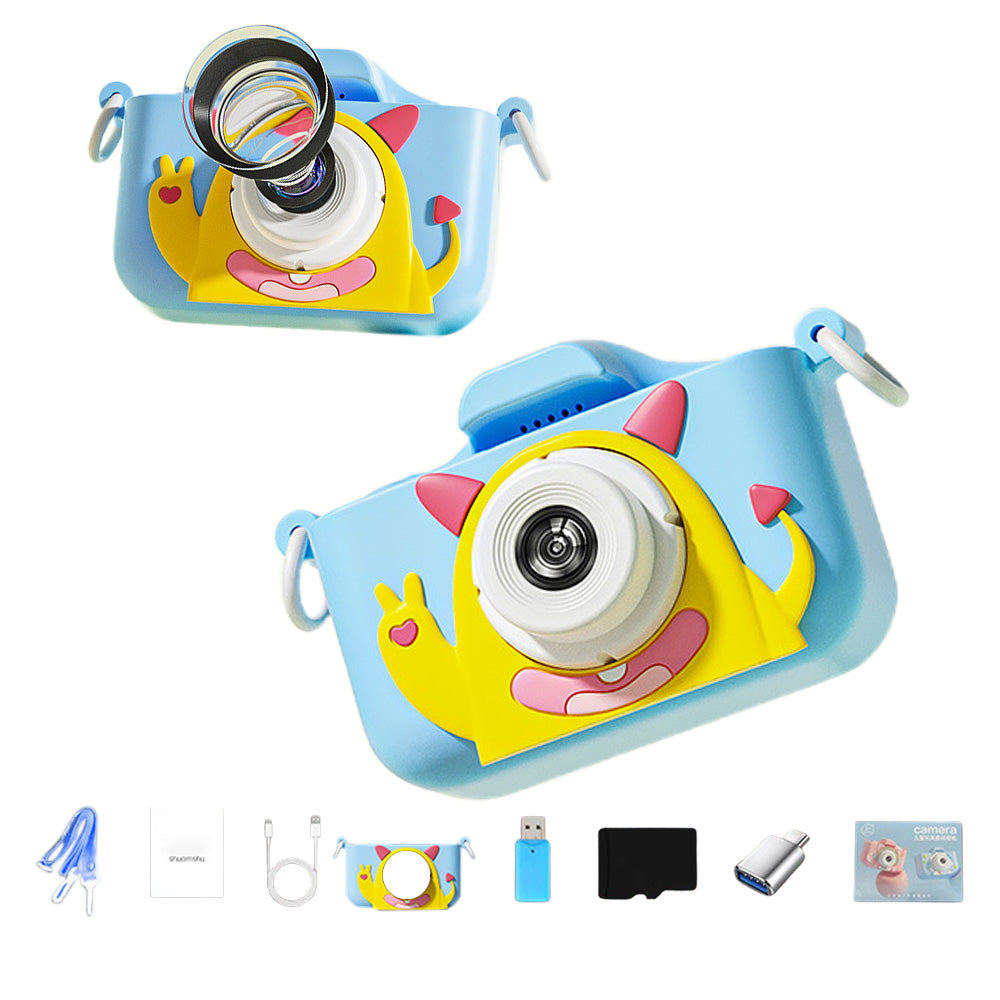 Kids Digital Camera Portable Digital Video Camera with 64G TF Card and Card Reader