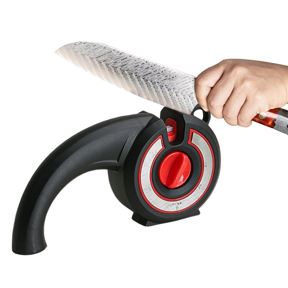 6-in-1 Kitchen Knife Sharpener Multi-Use Rotary Knob for Home Use