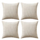 2X2 Pack Chenille Knit Throw Pillow Covers for Couch Bed