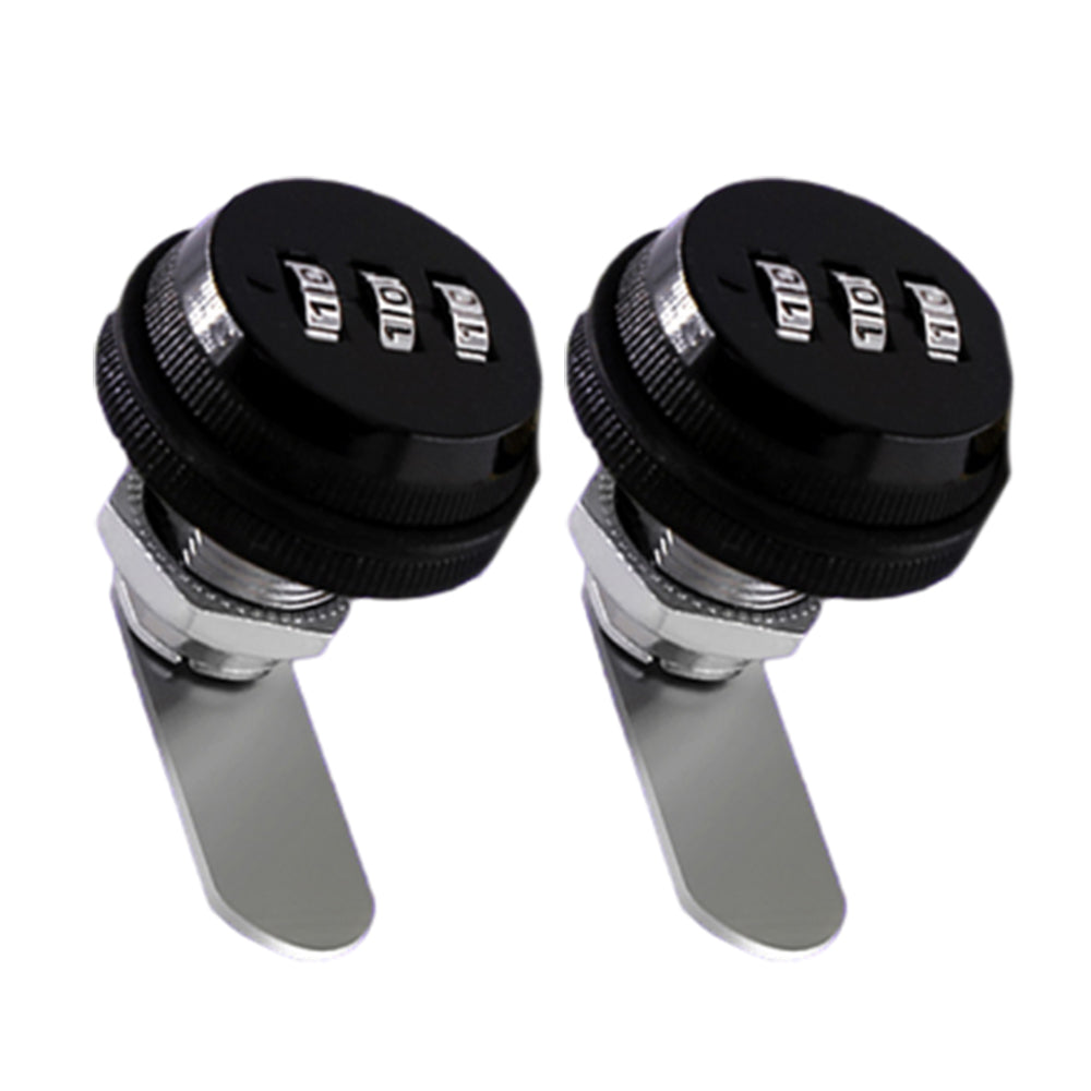 2Pcs 3 Digital Code Combination Furniture Cabinet Lock