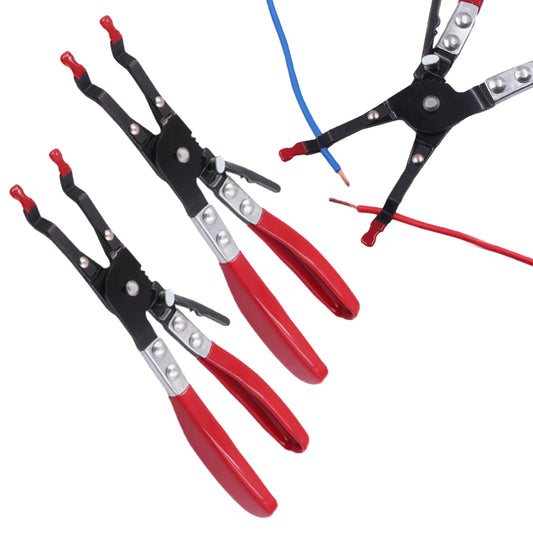 2Pcs 245mm 2-Wire Hold Solder Aid Steel Pliers
