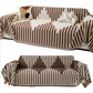 Reversible Double-Sided Minimalist Chenille Sofa Cover