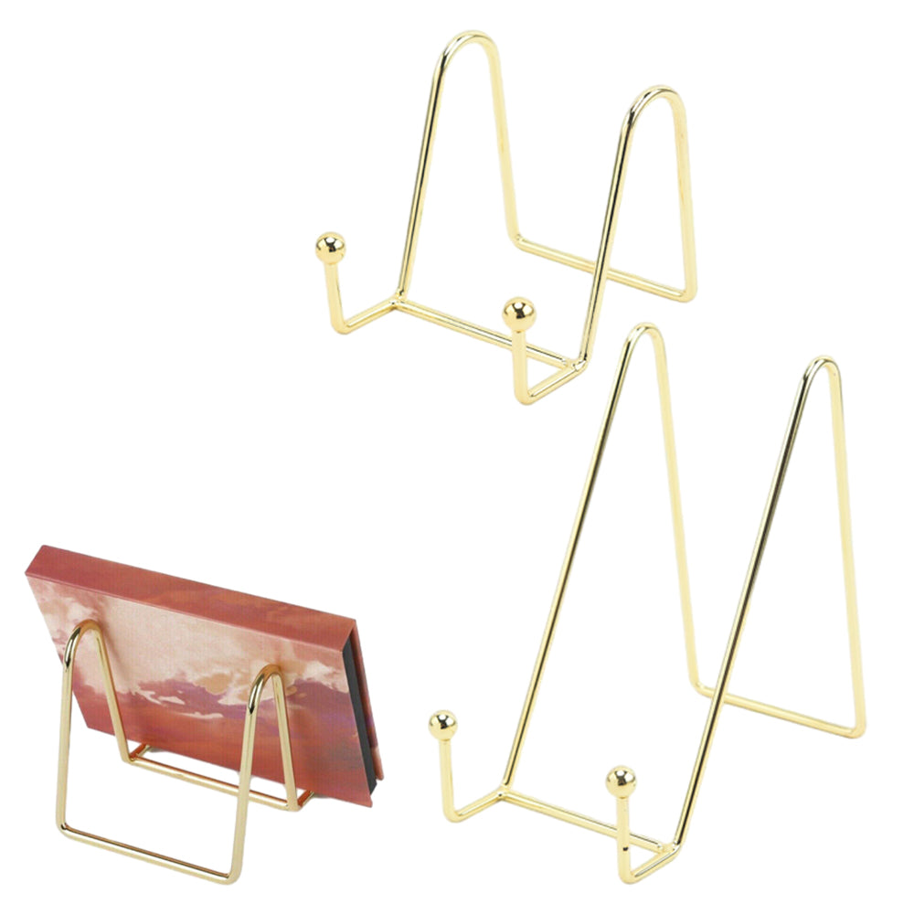 2Pcs Iron Photo Frame Display Stand