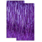 2Pcs 2m Metallic PET Foil Fringe Door Curtains for Party Backdrops