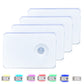 4Pcs Motion Sensor Night Light Stair Lights Indoor for Hallway Stairway Bathroom