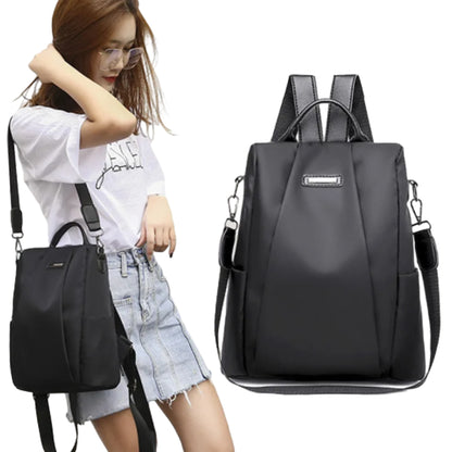 Anti-Theft Double Water-Resistant Oxford Cloth Travel Backpack
