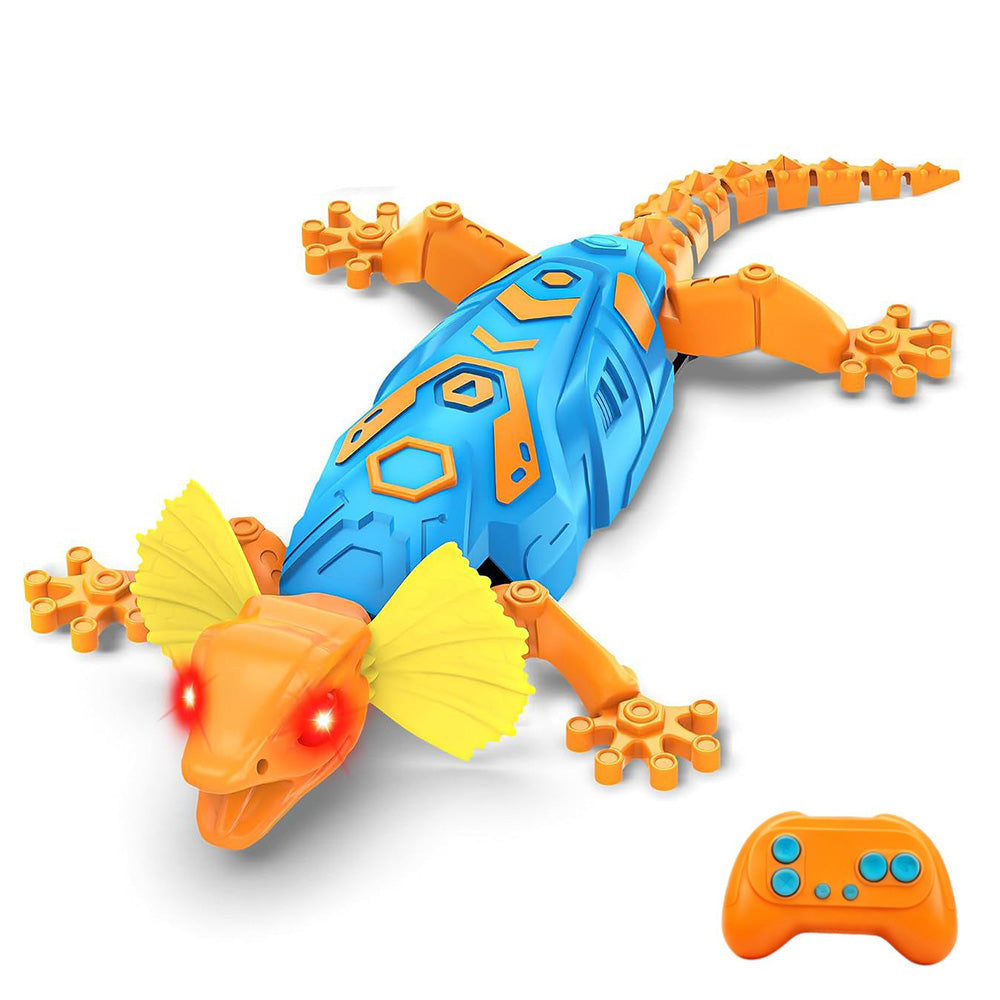 Remote Control Wall Crawler Gecko with 9 Light Modes Simulated Climbing Lizard for Gift