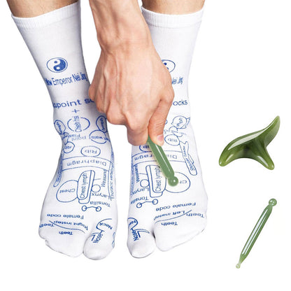 Reflexology Socks with Trigger Point Massage Tools