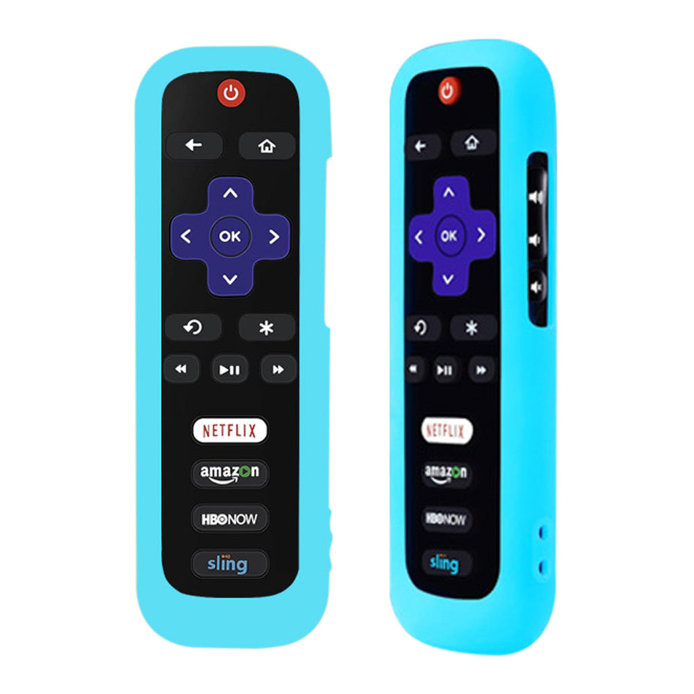 2 Pack Glow in The Dark Silicone Case Cover for Roku TV Remote