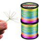 2X500m Multicolor PE Braided Fishing Line 8 Strands Braid Fishing Line