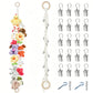 200CM Cotton Rope Hanger with 20 Clips for Photos Plush Toys Festival Cards