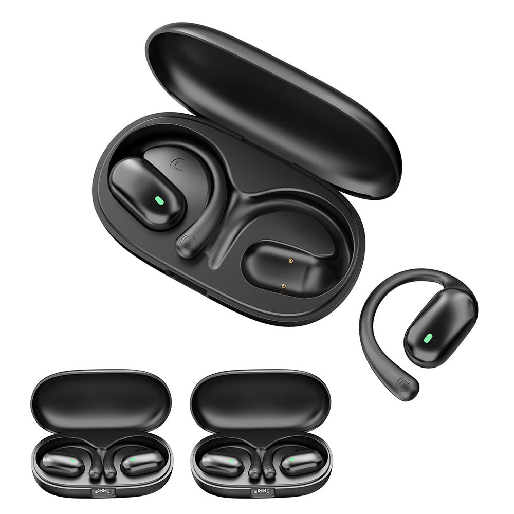 2Pcs Wireless Open Ear Headphones Bluetooth Sport Earbuds with Digital Display
