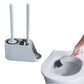Soft TPR Toilet Brush Set for Bathroom Cleaning