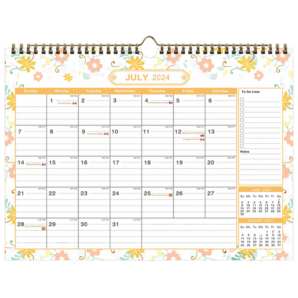 2024-2025 Wall Planner Hanging Calendar Large Poster Printing
