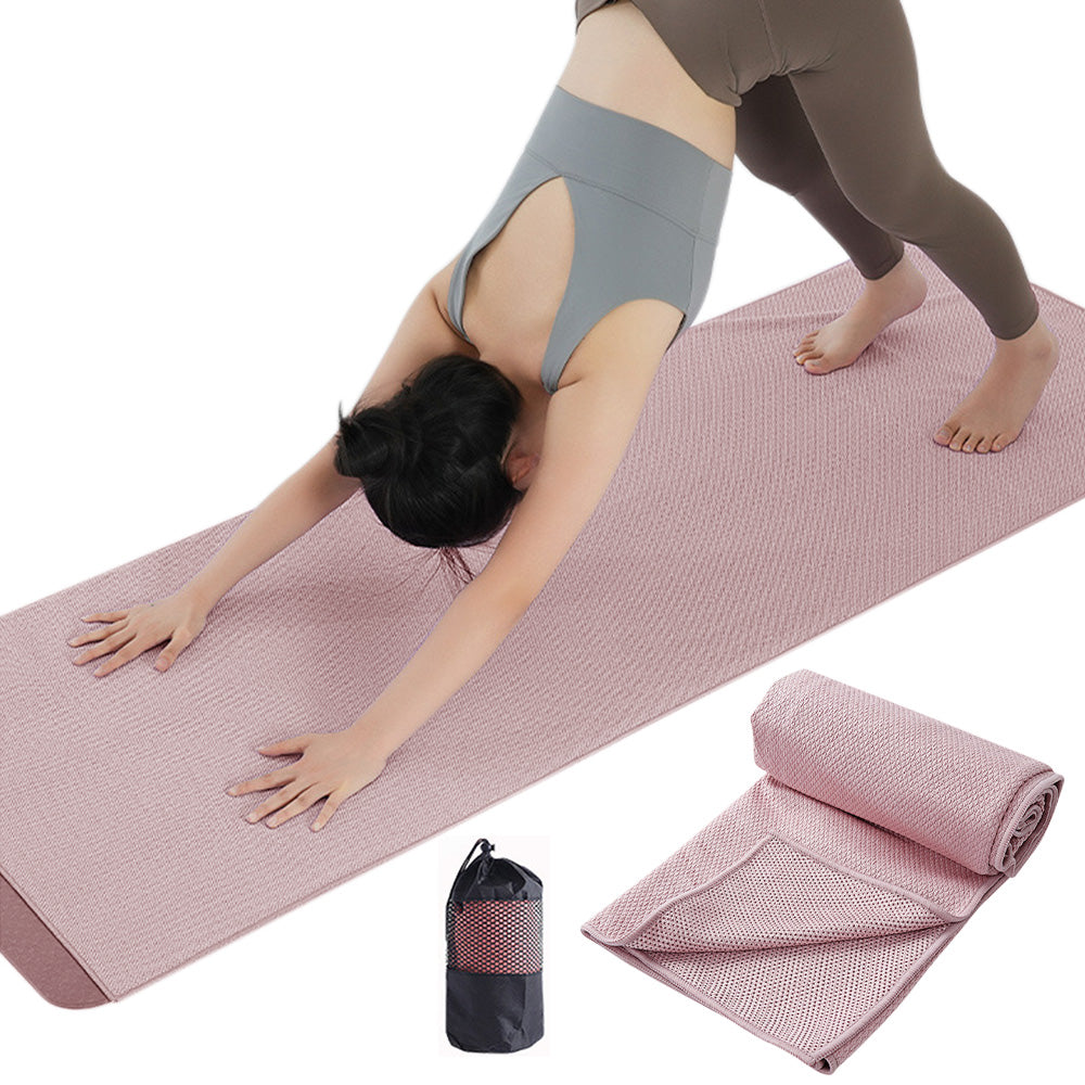Hot Yoga Towel Microfiber Sweat Anti-Slip Yoga Mat Towels for Bikram Pilates