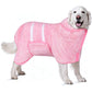 Pet Absorbent Bathrobe Dog Drying Towel Coat Soft Bath Wrap Pajamas-Pink