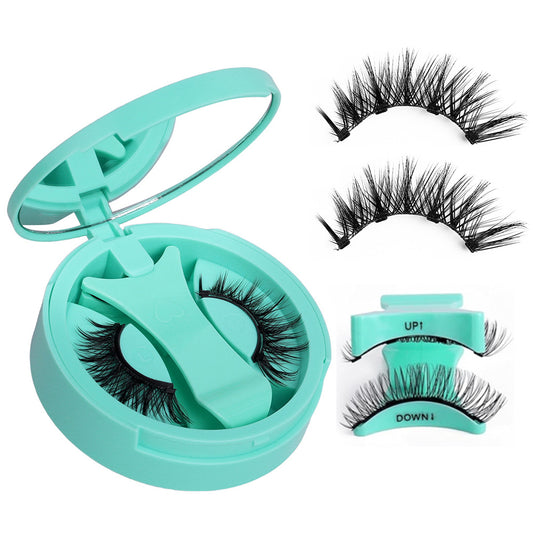 2XReusable Eyelashes Kit No Glue Needed Easy to Wear and Remove-Style 2
