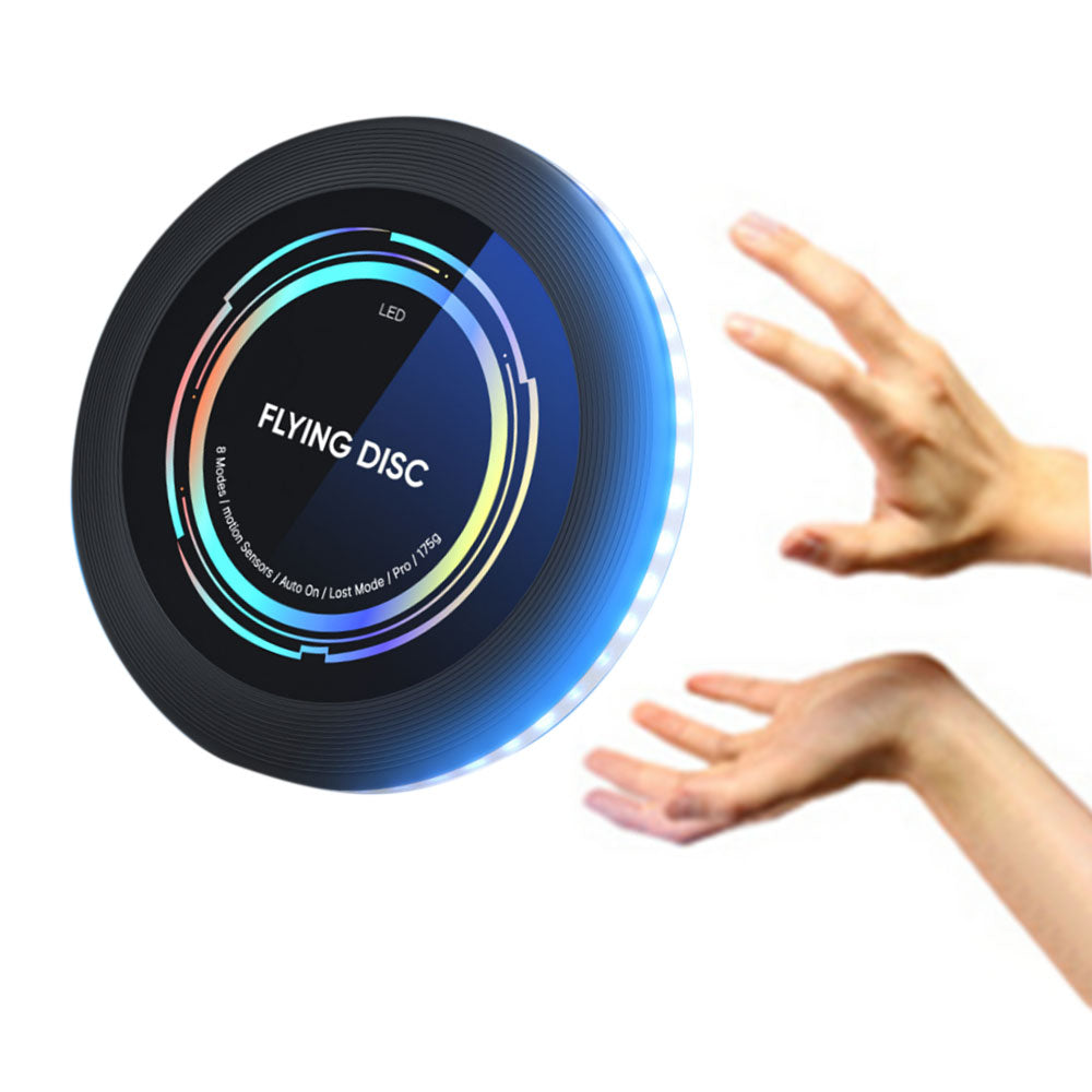 Rechargeable Light Up Flying Disc With 50 LED For Outdoor Game Beach Sport