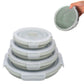 4Pcs Collapsible Food Storage Containers with Lid Microwave Freezer Security