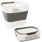 35L Collapsible Laundry Basket Clothes Hamper Washing Cleaning Organizer Bin