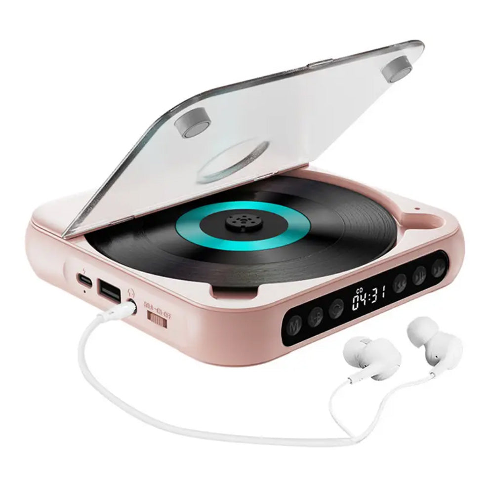 Rechargeable CD Player with Bluetooth Portable Personal CD Player