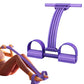 8 Tube Pedal Resistance Band with Handle Detachable Adjustable for Full Body Shaping