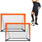 2Pcs 120 x 90 x 90CM Portable Kids Soccer Goal Net  for Backyard