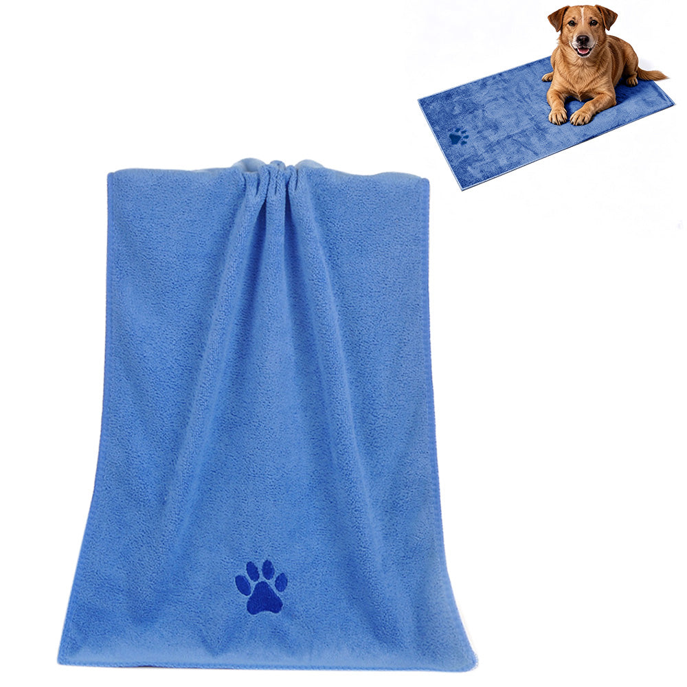 70x140cm Microfiber Pet Towel, Absorbent Drying Towel for Dogs, Lightweight Cloth for Home and Travel