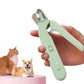 2 in 1 Pet Nail Grinder and Clipper Rechargeable with LED Light for Dogs and Cats