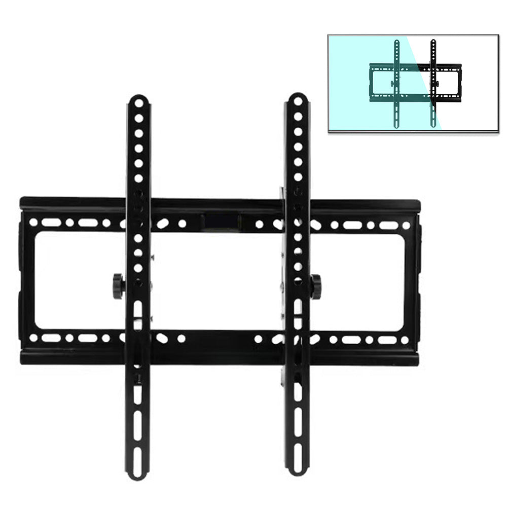 Universal Tilt TV Wall Mount Bracket Adjustable Low Profile Steel Mount
