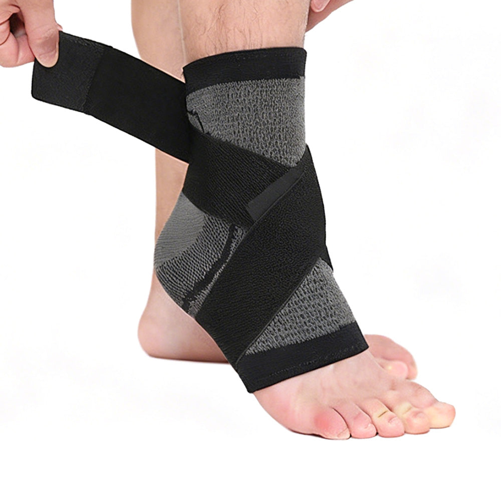Sports Ankle Brace Support Compression Sleeve for Foot Stabilization Unisex