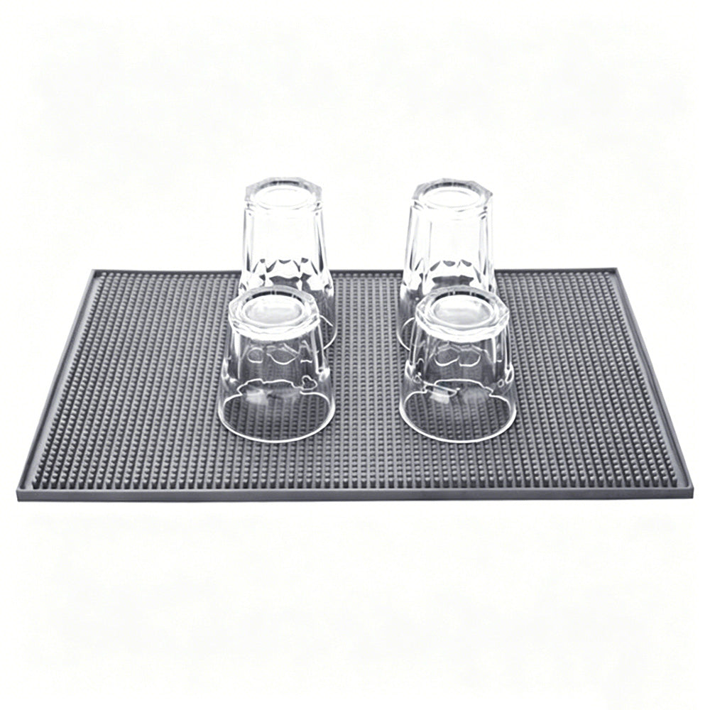 Bar Mat Non Slip Drying Mat for Countertops 45x30cm PVC Bar Service Mat for Home Bar