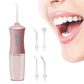 Cordless Electric Water Flosser Teeth Cleaner Portable Oral Irrigator with 4 Nozzles