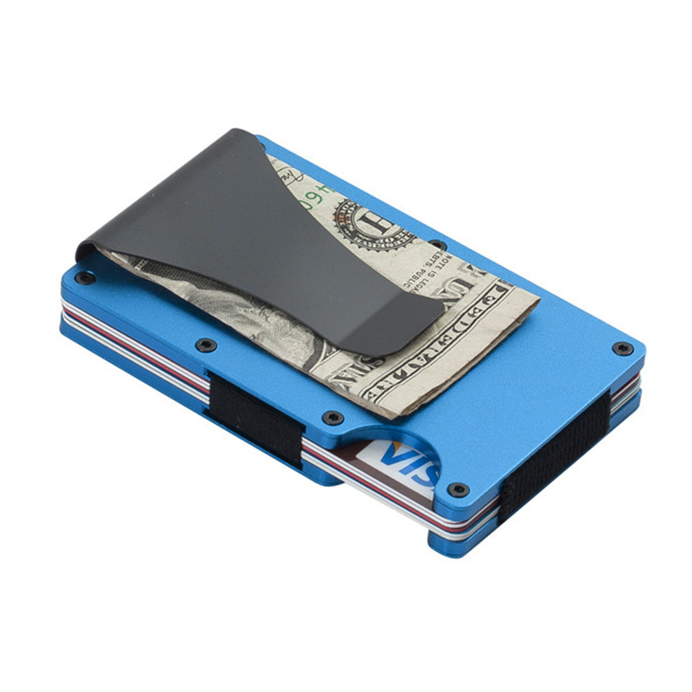 RFID Blocking Carbon Fiber Card Holder Slim Wallet for Men with Anti-Theft Protection