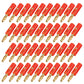 40 PCS Banana Plug Set 0.4cm Gold Plated Red and Black Speaker Connectors for Audio