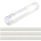 100 PCS Empty Lip Balm Tubes 5g Twist Up Plastic Lipstick Containers for Homemade Lip Gloss Lipstick