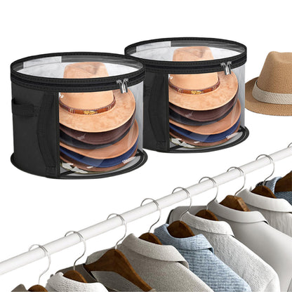2Pcs Oversized Hat Storage Bag Wide Brims Hat Case for Women Closet