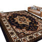 Large Floor Rug Crystal Velvet Vintage Boho Non-Slip Carpet for Bedroom Dining Room